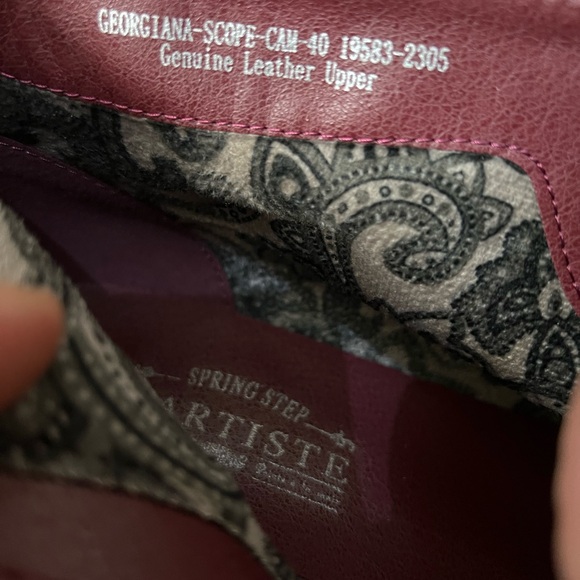 Spring Step L’ Artiste Multicolor Paisley women’s Boots size 40 - Picture 7 of 10